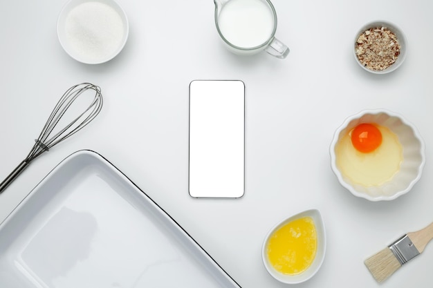 Kontakt — kuchnia i telefon